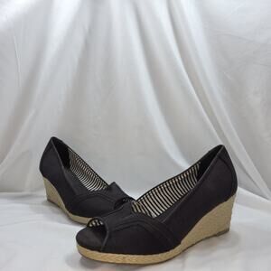 Black Sonoma Wedge Heels Size 8